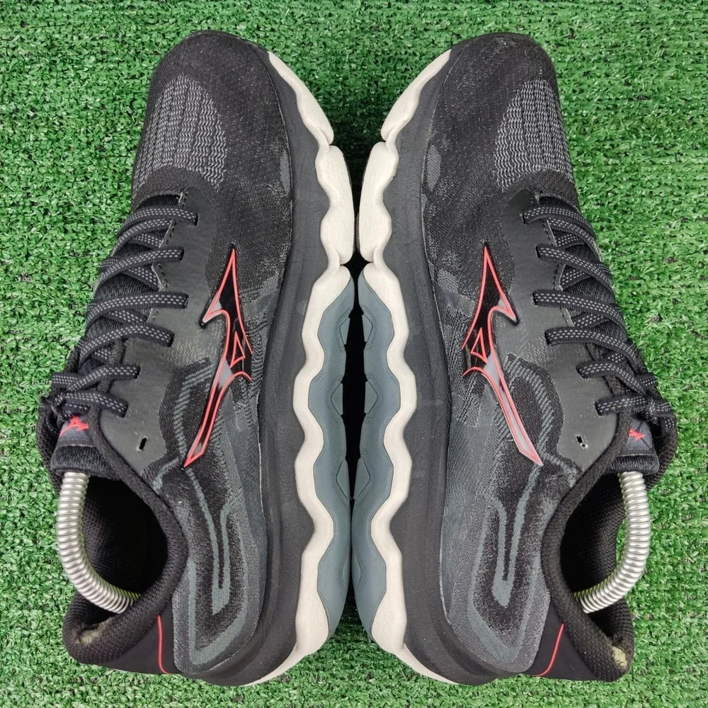 Mizuno Running Shoes Womens 10 Black Wave Horizon 6 J1GD242624‎ Stability Enerzy